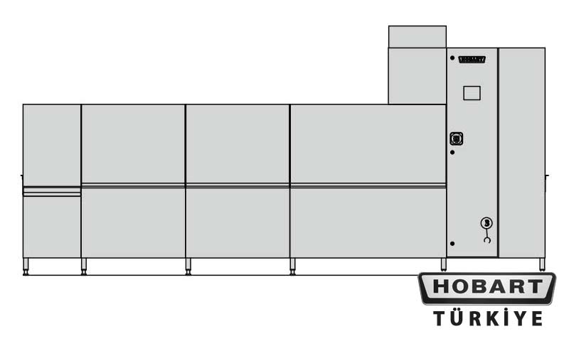 Hobart Konveyörlü Bulaşık Makinesi CN-E-S-A-A