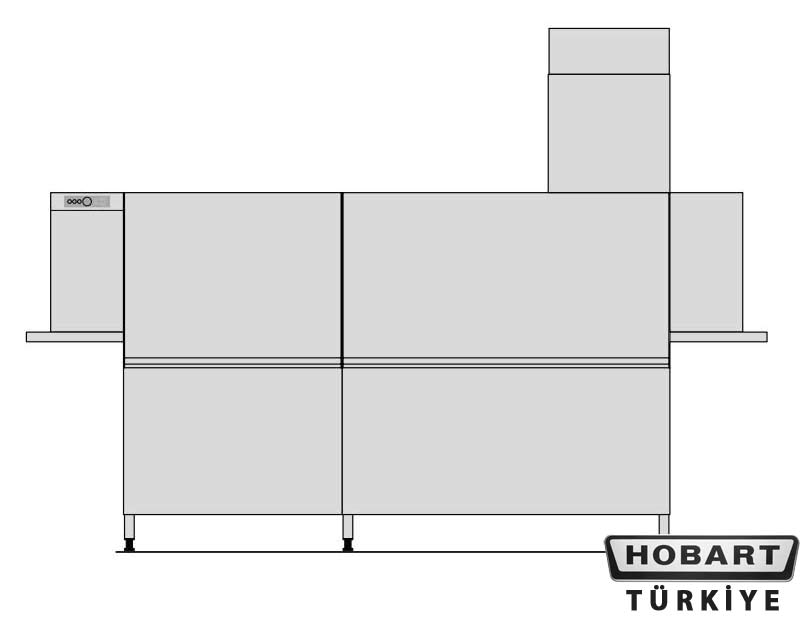 Hobart Konveyörlü Bulaşık Makinesi CN-S-A